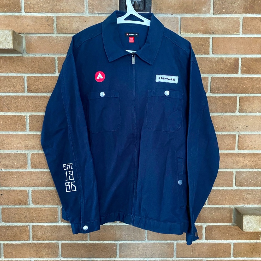 EUC Airwalk Mechanics Jacket Navy Blue Men’s Med